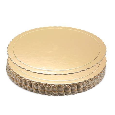 Cake Boards 12 Piece Cardboard Scalloped Cake Circle Base 10 Inches