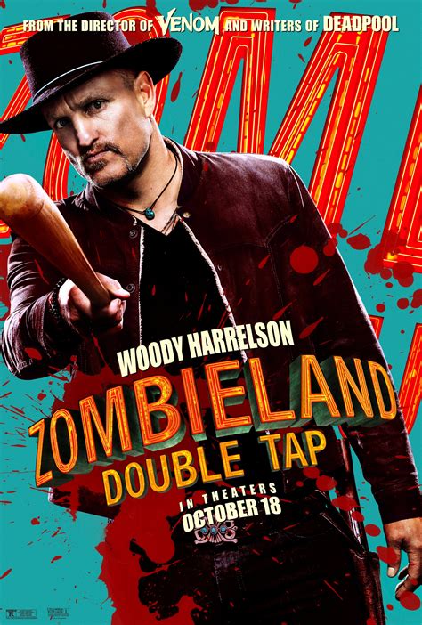 Zombieland Double Tap 2019 Character Poster Woody Harrelson As Tallahassee Zombieland