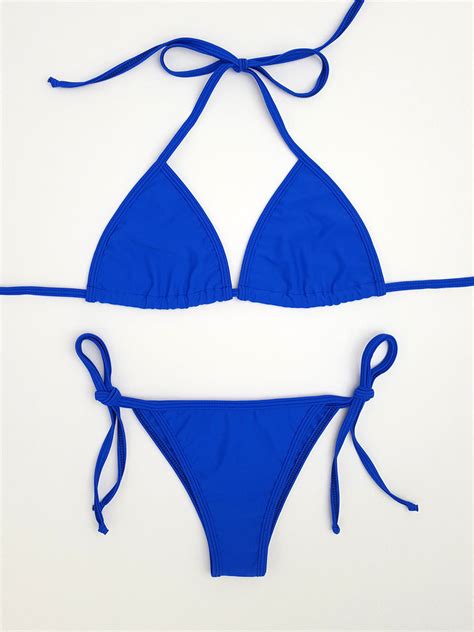 Royal Blue Cheeky Bikini Hunni Bunni