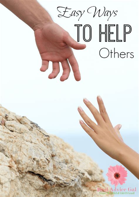 Every One Of Us Can Make A Difference By Helping Others Even In The