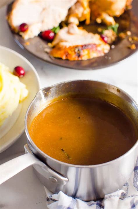 Turkey Gravy Recipe With Or Without Drippings Ifoodreal Com