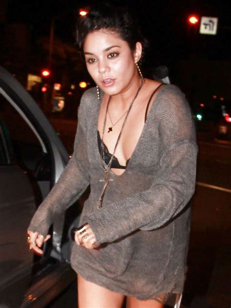 Vanessa Hudgens Showing Her Black Bra And Sexy In Fuck Me Boots