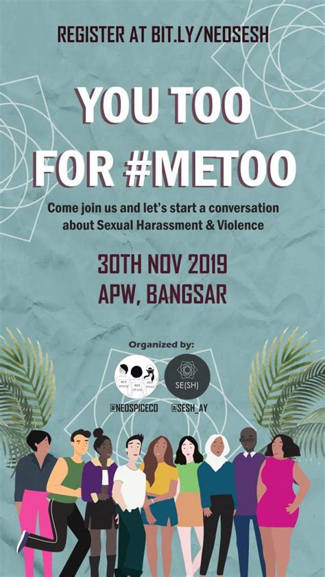 You Too For Metoo Educational M Sian Event About Sexual Harassment