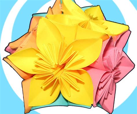Origami Kusudama Flower Ball Instructables