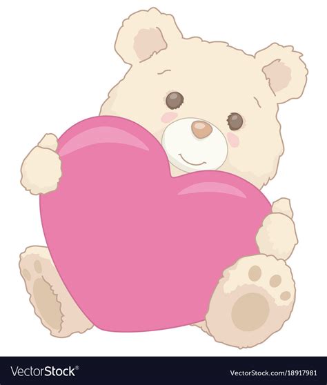 Teddy Bear Outline Clipart Transparent Background Vector Illustration