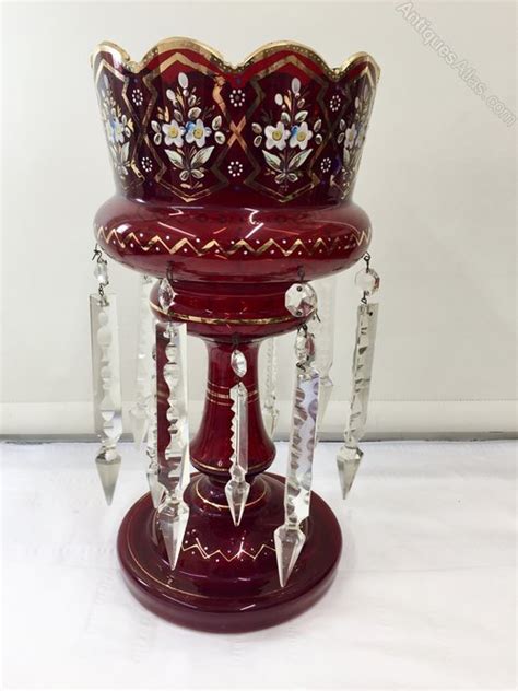 Antiques Atlas Victorian Ruby Glass Lustre Vase