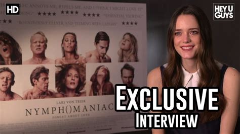 Stacy Martin Nymphomaniac Exclusive Interview Youtube