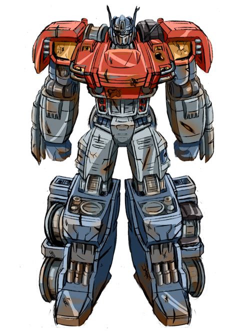 Optimus Prime Character Design By Scott Leyland At