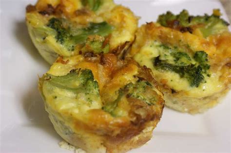 Broccoli And Cheese Mini Quiche Recipe