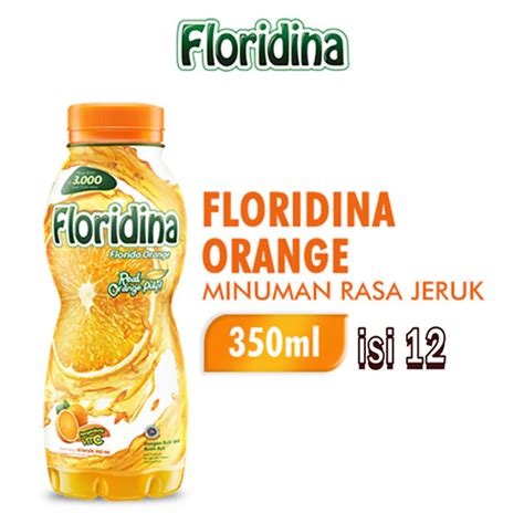 Floridina Orange Minuman Siap Minum Botol 12 X 350ml 1 Karton