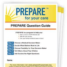 Prepare for your care spanish. OAIC