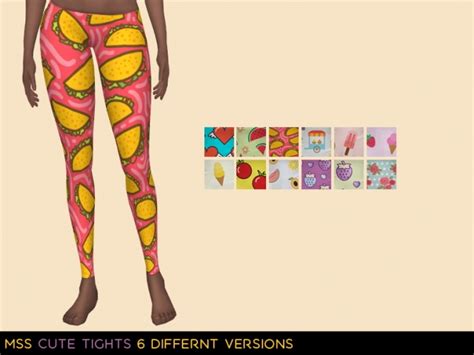 Cute Print Tights By Midnightskysims At Simsworkshop Sims 4 Updates