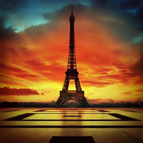 Eiffel tower is named after gustave eiffel, who was a local engineer in paris, it was his company designed and built the the tower is located on the champ de mars in paris, france. Eiffel Tower Sunset - Paris, France | Paris | Paris eiffel tower, Tour eiffel, Paris