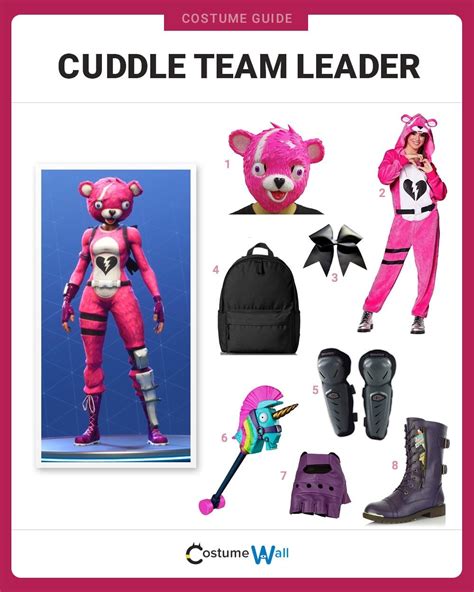 dress like cuddle team leader from fortnite costume halloween and cosplay guides