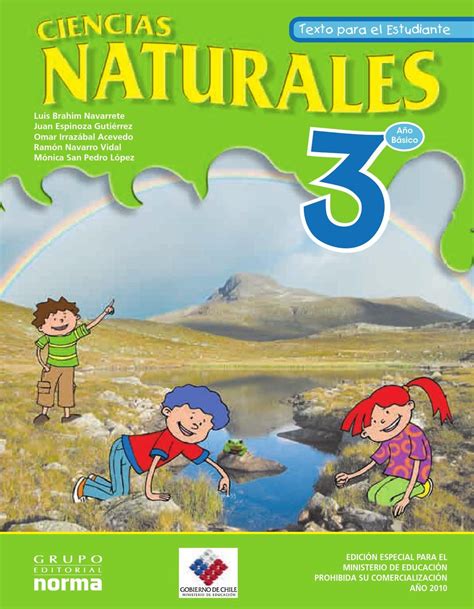 Mediante estos libros aprenderás y ampliarás nuevos conocimientos y destrezas. Ciencias naturales 3 basico, primaria | Science nature ...