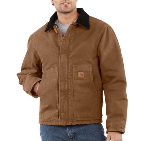 Carhartt Sandstone Traditional Jacket Arctic Quilted Lined