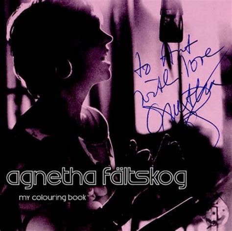 Download Agnetha Fältskog My Colouring Book - Autographed European CD album (CDLP) (393599)