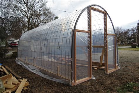 Building A Cattle Panel Greenhouse Out There Outdoors
