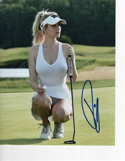 Lpga Golfer Pointsbet Model Paige Spiranac Signed Putting X Autographia