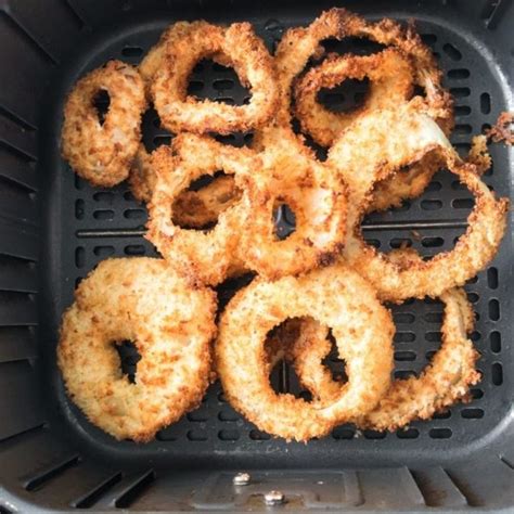 Air Fryer Onion Rings Fork To Spoon
