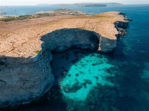 Coral Lagoon Malta An Incredible Natural Sea Cave In 2022 Malta