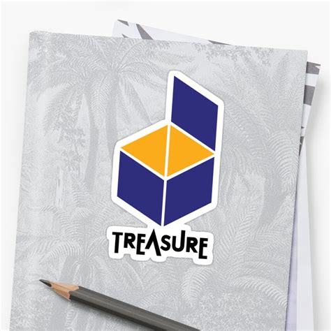 Treasure Logo Sticker By Cdsmiles Redbubble