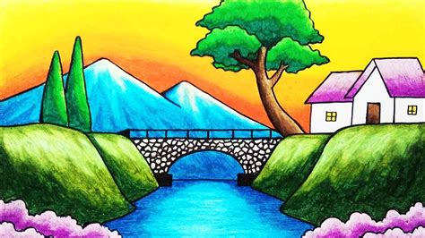 Natural Scenery Drawing