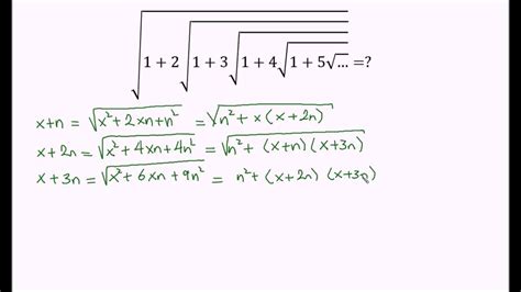 Infinite Square Root Question Solution Teaching Algebra Square