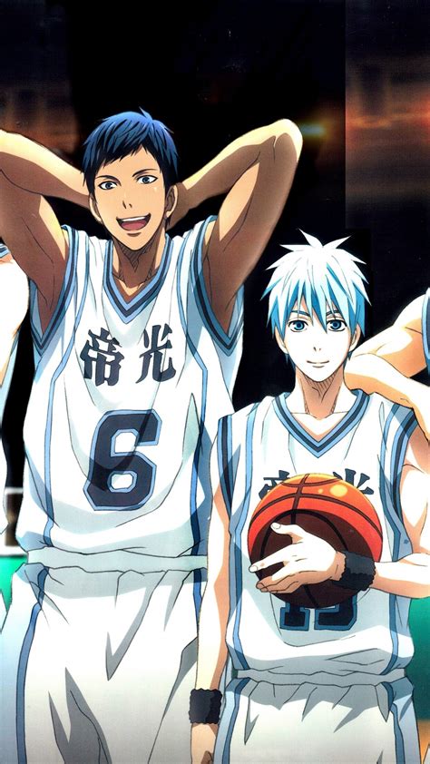 Kuroko Basketball Team Anime Characters Wallpaper
