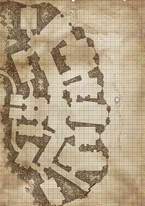 Temple Map For Dungeons And Dragons By Insagnia Prop Design Game