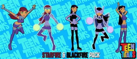 teen titans pack1 starfire and blackfire for xps by asideofchidori on deviantart