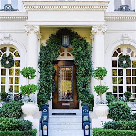 Georgian trim with dentil details along the french doors and window. 🌿Love this Crown Molding!!🌿 #inspiration | Village house ...
