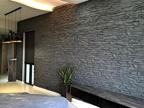 Various types of retaining wall materials are stone veneer, natural stones, bricks, wood, timber, concrete blocks, gabions, limestone various types of materials for constructing a retaining wall! Slit Black Slate Stone Wall Panel | Building Materials Online