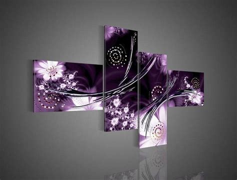 20 Best Collection Of Purple And Grey Abstract Wall Art Wall Art Ideas