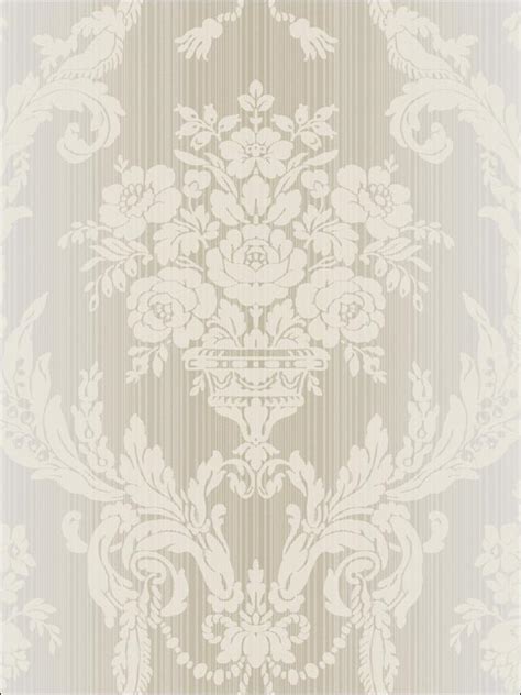Damask Floral Stria Wallpaper Co81407 By Seabrook Wallpaper