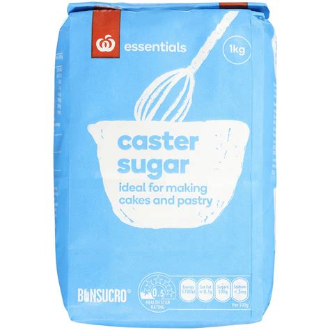 Homebrand Caster Sugar 1kg Woolworths