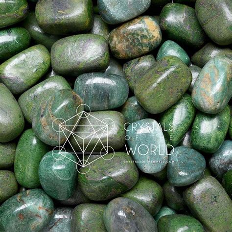 African Jade Tumbled Stone Crystals Of The World
