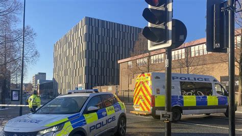 Sheffield Police Incident Closes City Centre Road Bbc News