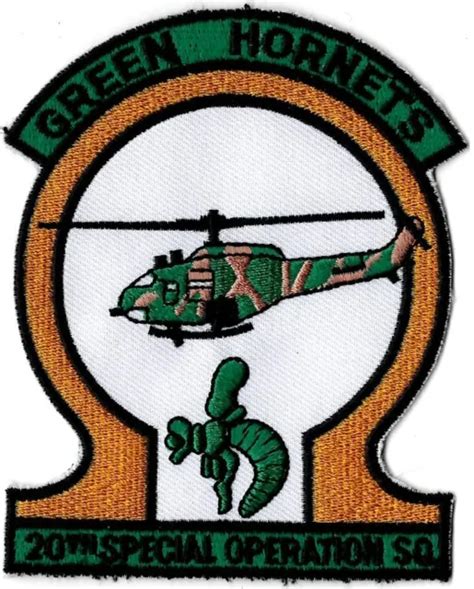 Usaf 20th Special Operations Squadron Green Hornets Military Patch 3