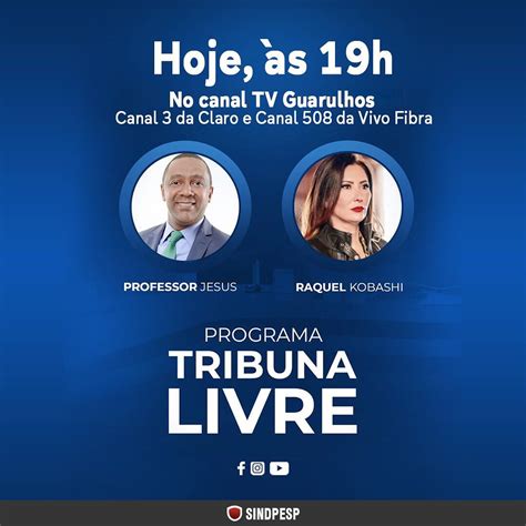 Convite Participação No Programa Tribuna Livre Da Tv Guarulhos Sindpesp