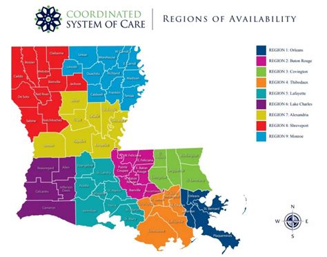 Csoc Regional Map Magellan Of Louisiana