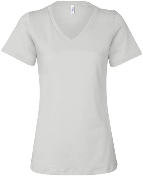Bella Canvas 6405 Missy Jersey Short Sleeve V Neck T Shirt T Shirts