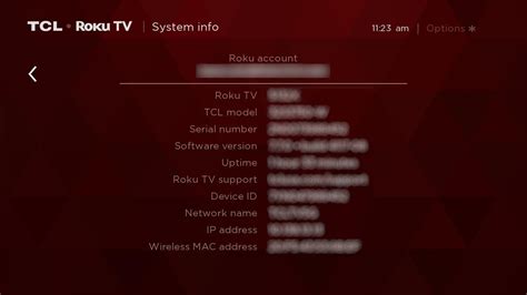 Tclusa — Where To Find The System Information Of Your Tcl Roku Tv