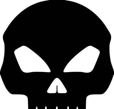 Clipart Black Skull