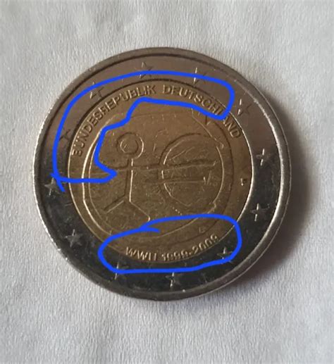Seltene 2 Euro Münzen Strichmännchen Fehlprägung Eur 2500 Picclick Fr