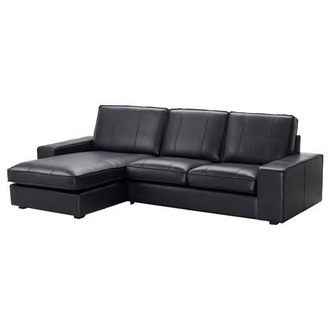 The ikea kivik sofa series is the perfect canvas for a bemz sofa cover (if we do say so ourselves). KIVIK 3-seat sofa With chaise longue/grann/bomstad black ...