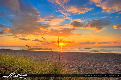 Hollywood Beach Sunrise South Florida Royal Stock Photo