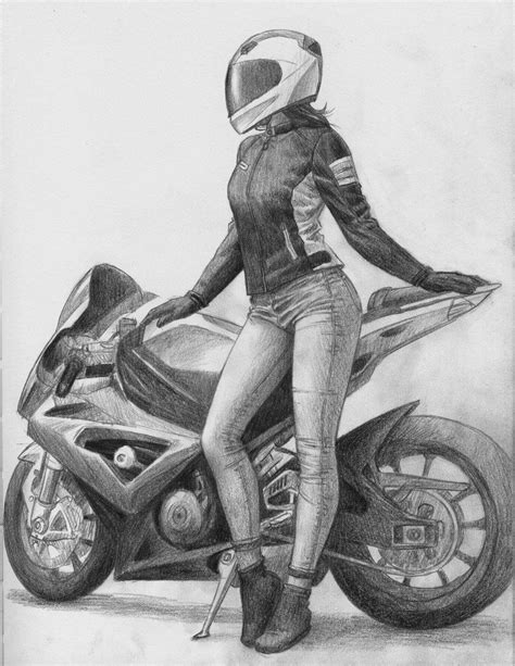 Dibujos De Motociclistas Faciles Motociclistas 2020