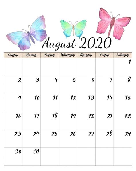 Pin On 2020 Calendars
