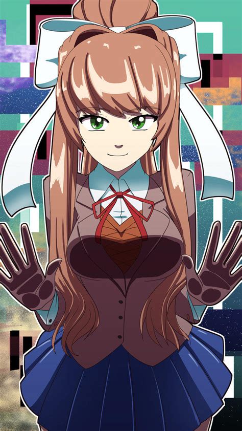 Ddlc Monika Fanart Scary Download It Free And Share It With More